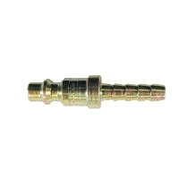 Brass 1/4" Hose Barb Body Connector (3/8")
