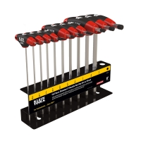 Journeyman T-Handle Hex Key 10-Piece SAE Set with Stand (6")