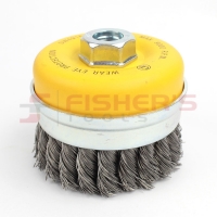 High Performance Carbon Knot Steel Cup Brush (4")