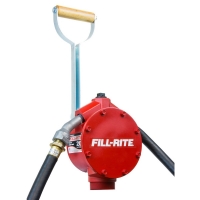 Piston Hand Pump with Steel Telescoping Tube, Hose and Nozzle Spout
