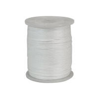 Solid Braid Nylon Rope 3/16" White (Sold by Foot)