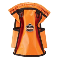 Orange Topped Parts Pouch - Tarpaulin Tool Pouch