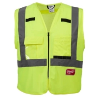 Class 2 High Visibility Safety Vest - Yellow, Large/XL