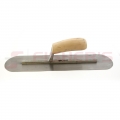 Concrete Finishing Trowel With Rounded Ends 4" x 16" Concrete Finishing Trowel With Rounded Ends 4" x 16"
