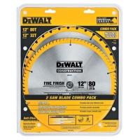 Construction 12" Combo Pack Saw Blades (DW3128 & DW3123)