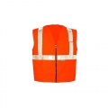 Surveyors Vest Solid Orange with Stripe Size S/M Surveyors Vest Solid Orange with Stripe Size S/M