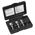 4-Piece Carbide Hole Cutter Set (1/2" to 1") 4-Piece Carbide Hole Cutter Set (1/2" to 1")