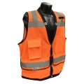 Orange Surveyor Vest (Class 2, X-Large) Orange Surveyor Vest (Class 2, X-Large)