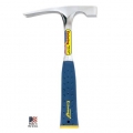 Bricklayer Masons Hammer with Blue Shock Reduction Grip (24 oz)