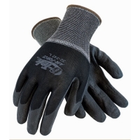G-Tek Air Force Black Air-Infused PVC Coated Nylon Gloves Large