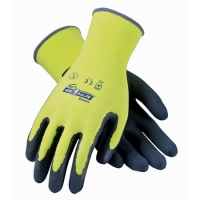 Latex Coated Gloves with Seamless Liner and Micro-Surface Grip Large
