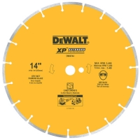 Segmented Diamond Saw Blade with 1-inch Arbor for Cured Concrete 14"