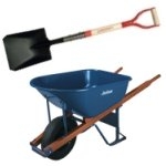 Shovels and Wheelbarrows