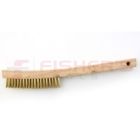 Curved Handle Brass Wire Brush