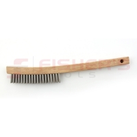 Curved Handle Stainless Steel Wire Brush