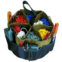 Canvas 22-Pocket Drawstring Bucket Bag