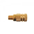 Brass 1/4" Male Body Coupler (1/4")