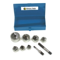 Heavy Duty Piece Maker SS Knockout Set for Stainless Steel (1/2" up to 2")