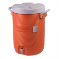 Insulated Beverage Container, Orange 5 Gallon