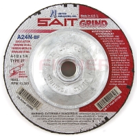 Type 27 Metal Angle Grinding Disc 4.5" (7/8" Steel)