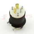 Safety-Shroud Twist-Lock Male Cord Plug/Cap 20A 125V