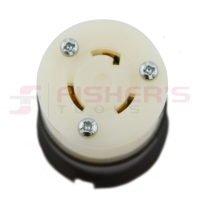 Safety-Shroud Twist-Lock Connector Body 20A 125V