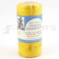 Twisted Mason Line 1100 ft Yellow 1lb Nylon