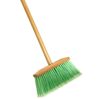 Feather-Tip Household Broom (9-1/8") With handle