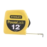 Heavy Duty PowerLock Tape Rule with Metal Case 12' x 3/4"