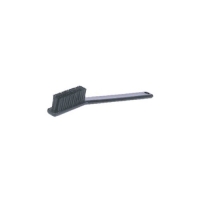 Small Straight Black Nylon Hand Scratch Brush (Wood)