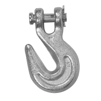Clevis Grab Hook - Grade 43 Zinc Plated (1/4 Inch)