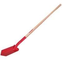 Heavy Duty Trenching/Cleanout Shovel 5 Inch with 48" Handle