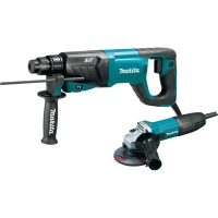 AVT Rotary Hammer with D-Handle for SDS-PLUS Bits (1") + Free 4.5" Grinder