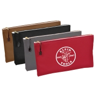 Canvas Zipper Bags (4-Pack Assorted Colors)