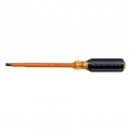 Insulated Heavy-Duty Round-Shank Screwdriver - 7" with 5/16" Keystone-Tip