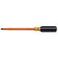 Insulated Heavy-Duty Round-Shank Screwdriver - 8" with 3/16" Keystone-Tip