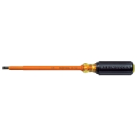 Insulated Heavy-Duty Round-Shank Screwdriver - 7" with 1/4" Cabinet-Tip