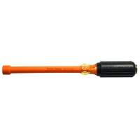 Insulated Cushion-Grip, 7/16" Hollow-Shaft Nut Driver 6"-Shank