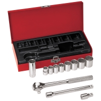 12-Piece 3/8-Inch Drive Socket Wrench Set