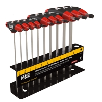 Journeyman T-Handle Hex Key 10-Piece SAE Ball-End Set with Stand (6")