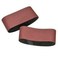 Aluminum Oxide Cloth Sanding Belt 5 Pack - 2-1/2" x 14" (80 Grit)