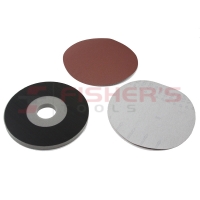 H&L 2 Piece Paper Drywall Pad Kits with 5 Abrasive Discs - 9" (100G)
