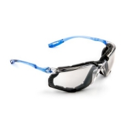 Virtua CCS Protective Eyewear with Foam Gasket, Mirror Anti-Fog Lens