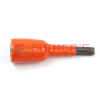 Insulated 3/8" Square Drive Hex Bit Socket (1/4")
