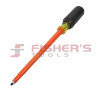 Insulated Robertson #2 Tip Screwdriver (8")