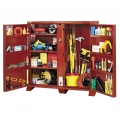 Heavy-Duty Two Door Open Side Cabinet