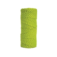 Green & Black Bonded Braided Nylon Line - 500' Tube