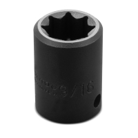 8-point Impact Socket with 1/2" Drive (9/16")