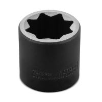 8-point Impact Socket with 1/2" Drive (1")