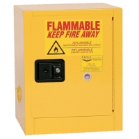 Yellow Flammable Liquid Safety Storage Cabinet (4 Gallons)
